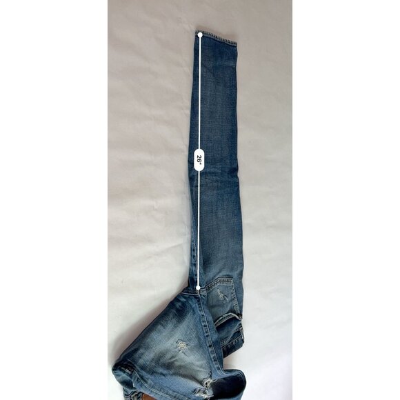 MOUSSY Vintage Howa Distressed Jeans in Blue Denim - Picture 4 of 6